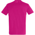 Fuchsia - Back - SOLS Mens Regent Short Sleeve T-Shirt