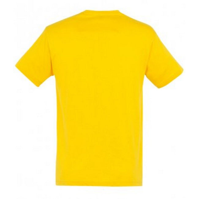 Gold - Back - SOLS Mens Regent Short Sleeve T-Shirt