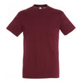 Burgundy - Front - SOLS Mens Regent Short Sleeve T-Shirt