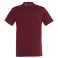 Burgundy - Back - SOLS Mens Regent Short Sleeve T-Shirt