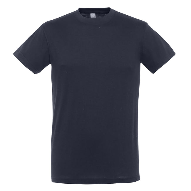 Navy - Front - SOLS Mens Regent Short Sleeve T-Shirt