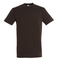 Chocolate - Front - SOLS Mens Regent Short Sleeve T-Shirt