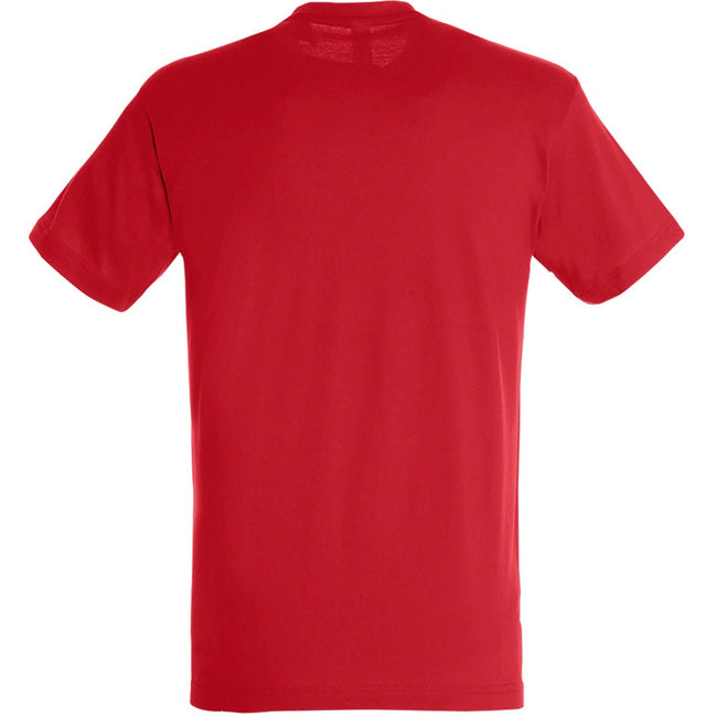 Red - Back - SOLS Mens Regent Short Sleeve T-Shirt