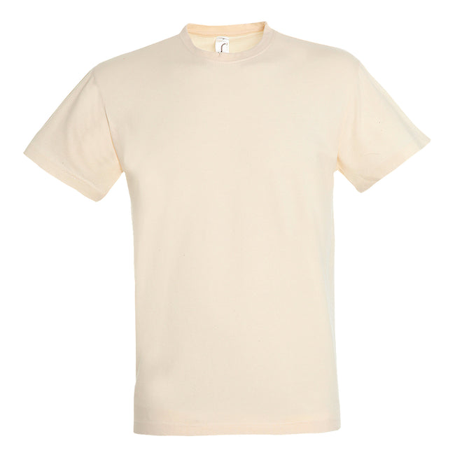 Natural - Front - SOLS Mens Regent Short Sleeve T-Shirt