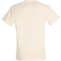 Natural - Back - SOLS Mens Regent Short Sleeve T-Shirt