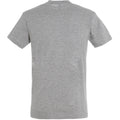 Grey Marl - Back - SOLS Mens Regent Short Sleeve T-Shirt