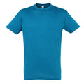 Blue Atoll - Front - SOLS Mens Regent Short Sleeve T-Shirt