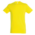 Lemon - Front - SOLS Mens Regent Short Sleeve T-Shirt