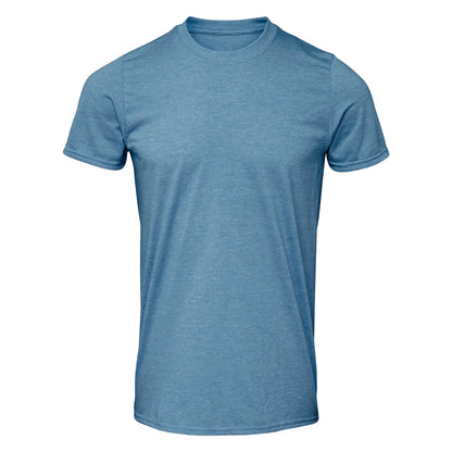 Dark Heather - Pack Shot - Gildan Mens Soft Style Ringspun T Shirt