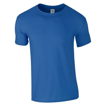 Royal - Front - Gildan Mens Soft Style Ringspun T Shirt