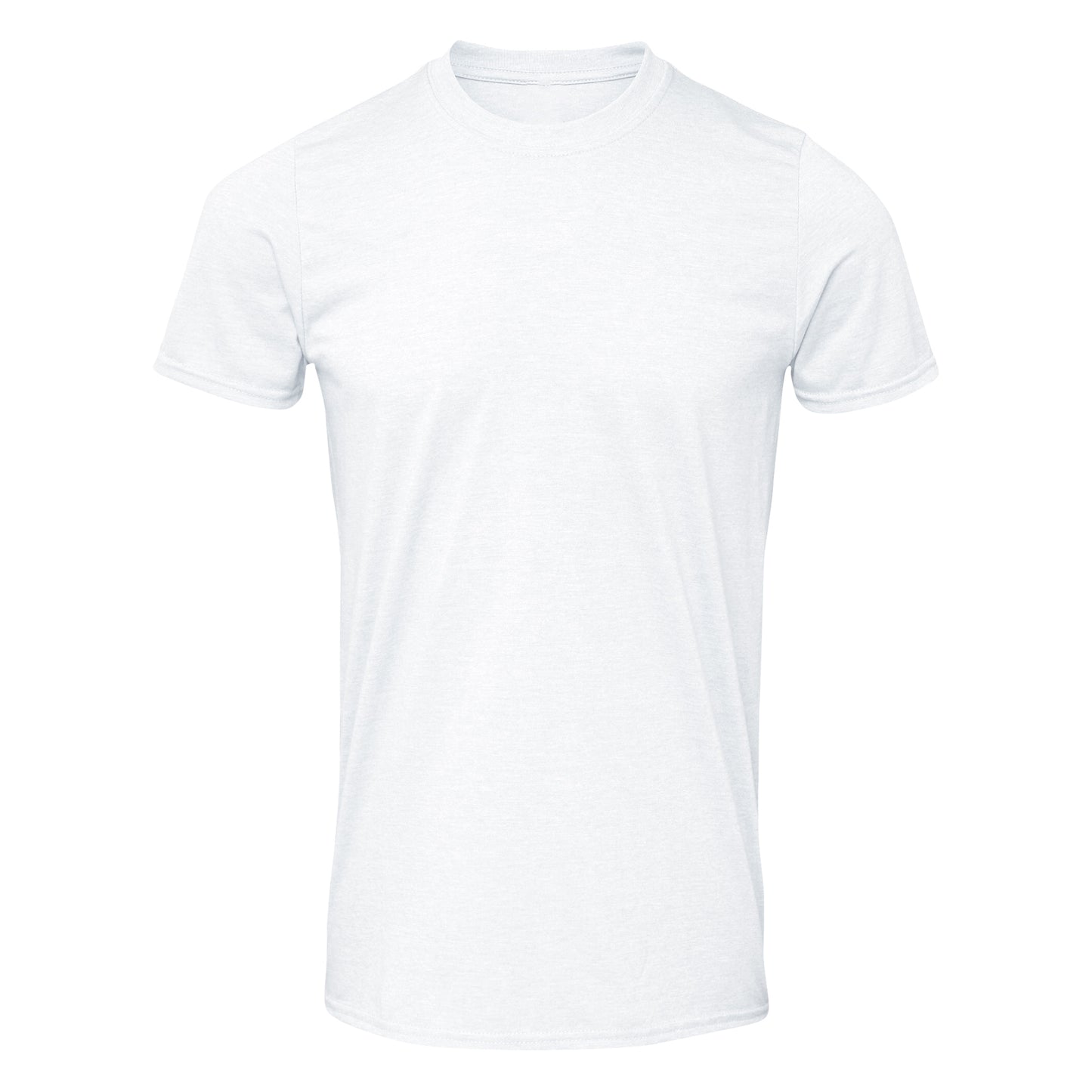 White - Front - Gildan Mens Soft Style Ringspun T Shirt