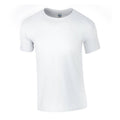 White - Back - Gildan Mens Soft Style Ringspun T Shirt