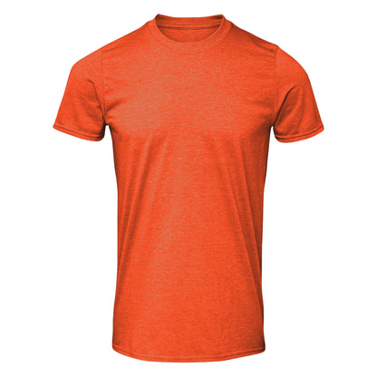 Orange - Front - Gildan Mens Soft Style Ringspun T Shirt
