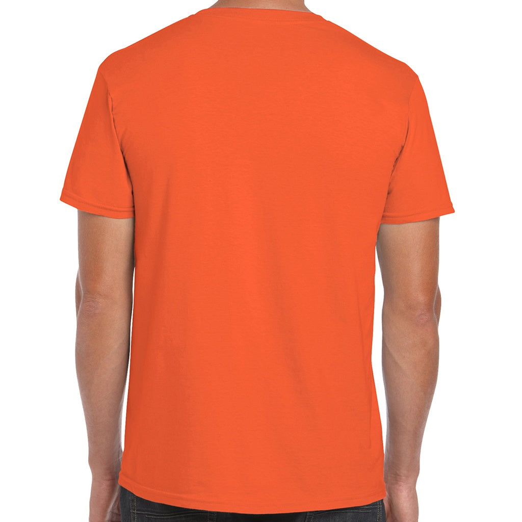 Orange - Lifestyle - Gildan Mens Soft Style Ringspun T Shirt