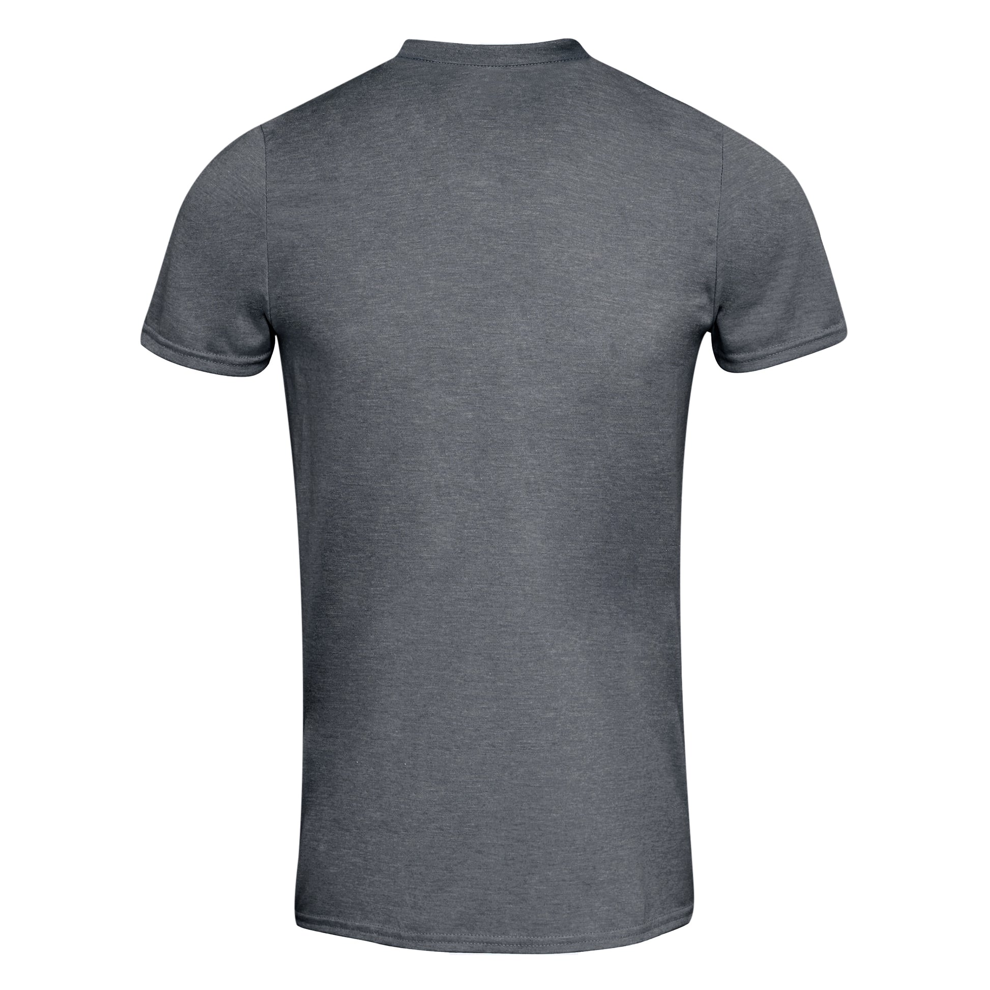 Dark Heather - Back - Gildan Mens Soft Style Ringspun T Shirt