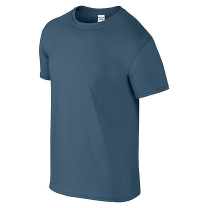 Indigo Blue - Lifestyle - Gildan Mens Soft Style Ringspun T Shirt