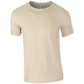 Sand - Front - Gildan Mens Soft Style Ringspun T Shirt