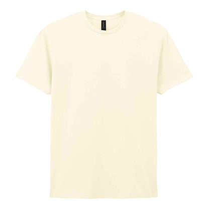Off White - Front - Gildan Mens Soft Style Ringspun T Shirt