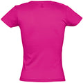 Fuchsia - Back - SOLS Womens-Ladies Miss Short Sleeve T-Shirt