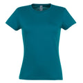 Duck Blue - Front - SOLS Womens-Ladies Miss Short Sleeve T-Shirt