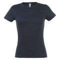 Navy - Front - SOLS Womens-Ladies Miss Short Sleeve T-Shirt