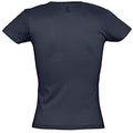 Navy - Back - SOLS Womens-Ladies Miss Short Sleeve T-Shirt