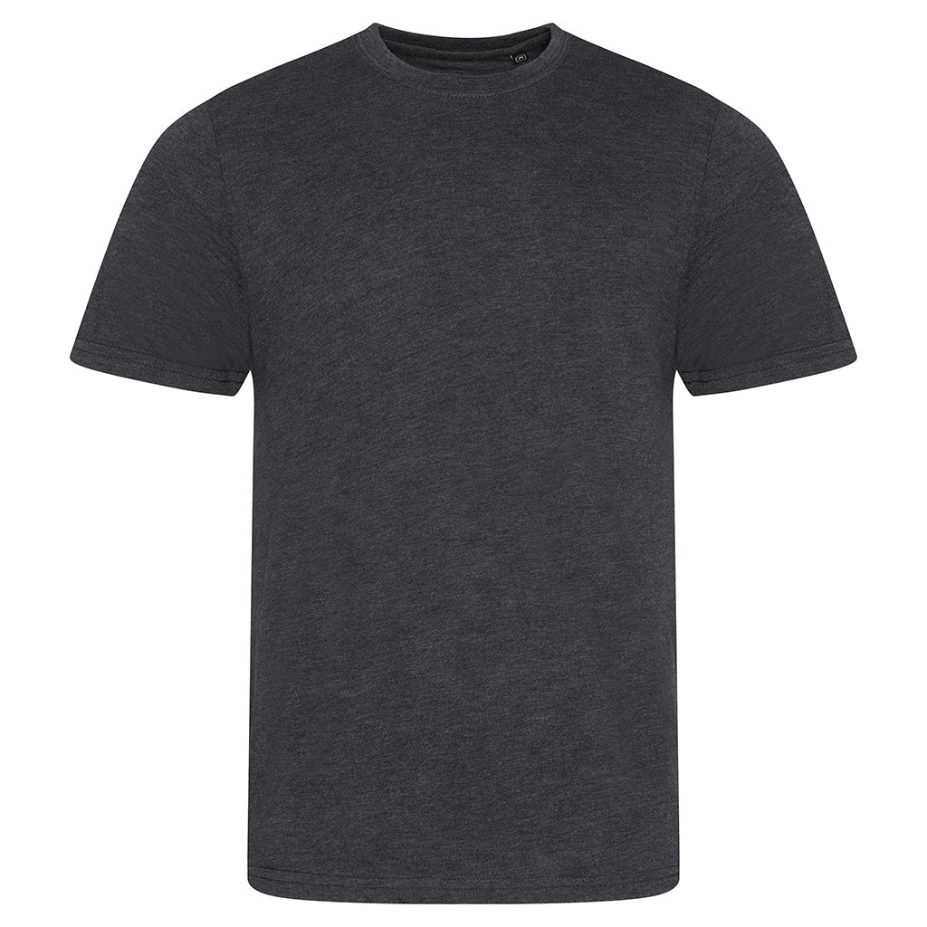 Heather Charcoal - Front - AWDis Mens Tri Blend T Shirt