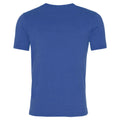Washed Royal Blue - Back - AWDis Mens Washed T Shirt