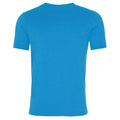 Washed Saphire Blue - Back - AWDis Mens Washed T Shirt