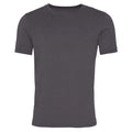 Washed Charcoal - Front - AWDis Mens Washed T Shirt