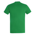 Kelly Green - Back - SOLS Mens Imperial Heavyweight Short Sleeve T-Shirt