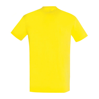 Lemon - Back - SOLS Mens Imperial Heavyweight Short Sleeve T-Shirt