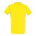 Lemon - Back - SOLS Mens Imperial Heavyweight Short Sleeve T-Shirt