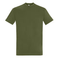 Dark Khaki - Front - SOLS Mens Imperial Heavyweight Short Sleeve T-Shirt