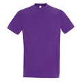 Light Purple - Front - SOLS Mens Imperial Heavyweight Short Sleeve T-Shirt