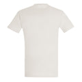 Off White - Back - SOLS Mens Imperial Heavyweight Short Sleeve T-Shirt