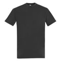 Dark Grey - Front - SOLS Mens Imperial Heavyweight Short Sleeve T-Shirt