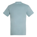 Ice Blue - Back - SOLS Mens Imperial Heavyweight Short Sleeve T-Shirt