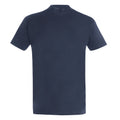 Navy - Back - SOLS Mens Imperial Heavyweight Short Sleeve T-Shirt