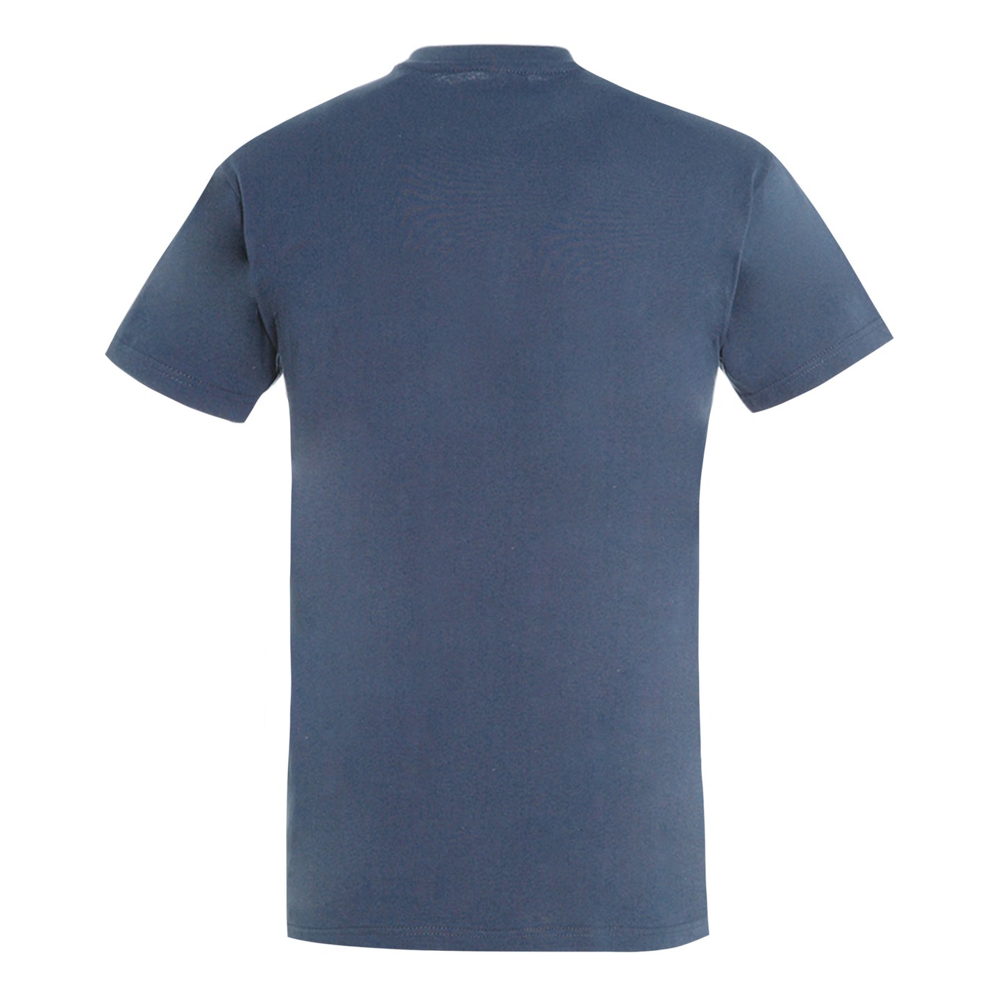 Denim - Back - SOLS Mens Imperial Heavyweight Short Sleeve T-Shirt