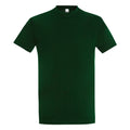 Bottle Green - Front - SOLS Mens Imperial Heavyweight Short Sleeve T-Shirt