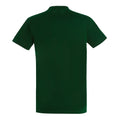 Bottle Green - Back - SOLS Mens Imperial Heavyweight Short Sleeve T-Shirt