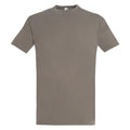Light Grey - Front - SOLS Mens Imperial Heavyweight Short Sleeve T-Shirt