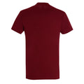 Chilli Red - Back - SOLS Mens Imperial Heavyweight Short Sleeve T-Shirt