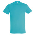 Blue Atoll - Front - SOLS Mens Imperial Heavyweight Short Sleeve T-Shirt