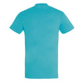 Blue Atoll - Back - SOLS Mens Imperial Heavyweight Short Sleeve T-Shirt