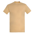 Sand - Front - SOLS Mens Imperial Heavyweight Short Sleeve T-Shirt