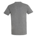 Grey Marl - Back - SOLS Mens Imperial Heavyweight Short Sleeve T-Shirt