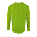 Neon Green - Pack Shot - SOLS Mens Sporty Long Sleeve Performance T-Shirt