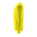 Neon Yellow - Side - SOLS Mens Sporty Long Sleeve Performance T-Shirt